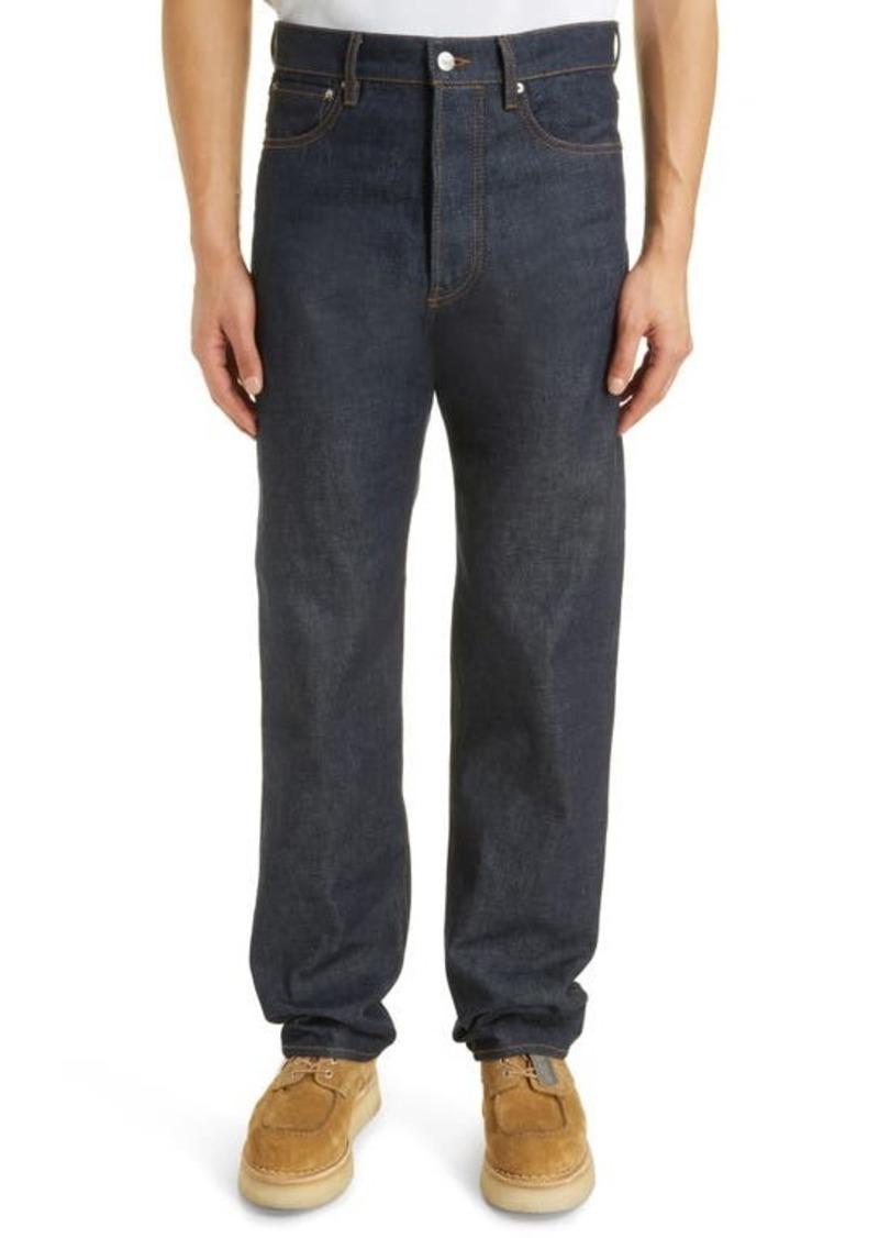 KENZO Asagao Straight Fit Nonstretch Denim Jeans