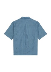 Kenzo Bamboo Tiger Hawaiian Short Sleeve Shirt