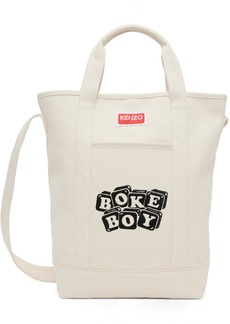 Kenzo Beige BOKE Boy Tote