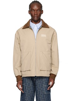 Kenzo Beige Kenzo Paris Coach Reversible Jacket