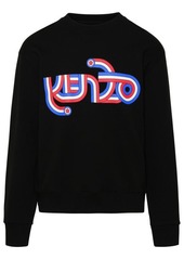 KENZO BLACK COTTON SWEATSHIRT