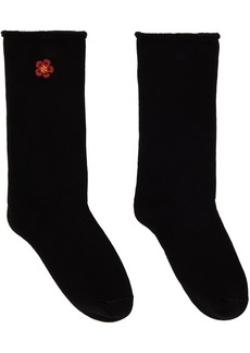 Kenzo Black Kenzo Paris 'Boke Flower' Socks