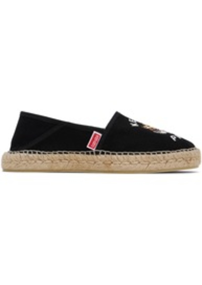 Kenzo Black Kenzo Paris Lucky Tiger Espadrilles