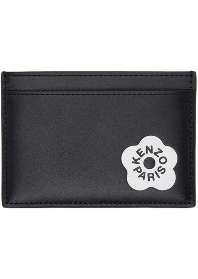 Kenzo Black Kenzo Paris Stamp Card Holder