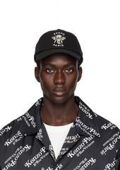 Kenzo Black Kenzo Paris Varsity Jungle Cap