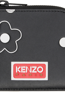 Kenzo Black Polka Dot Wallet