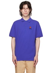 Kenzo Blue Kenzo Paris 'Boke Flower' Polo