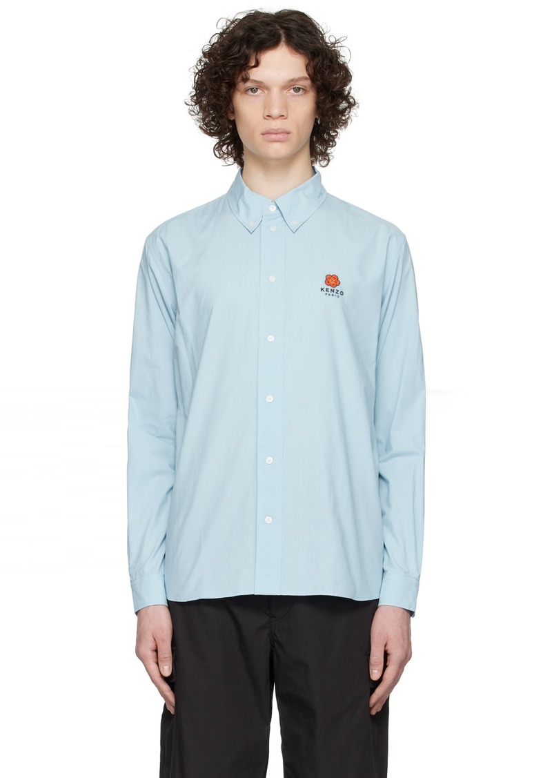 Kenzo Blue Kenzo Paris Boke Flower Shirt