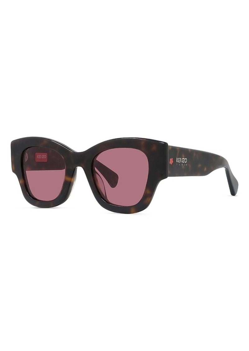 Kenzo Boke 2.0 Square Sunglasses, 49mm