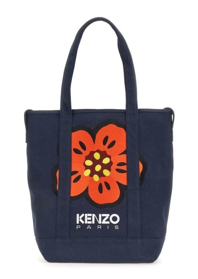 KENZO BOKE FLOWER SHOULDER TOTE BAG