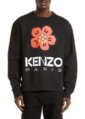 KENZO Boke Flower Stretch Cotton Graphic Sweatshirt