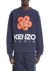 KENZO Boke Flower Stretch Cotton Graphic Sweatshirt
