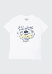 Kenzo Boy's Classic Tiger Logo T-Shirt  Size 6-12