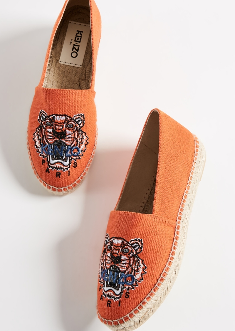 kenzo espadrilles orange