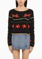 KENZO crew-neck sweater with inlay