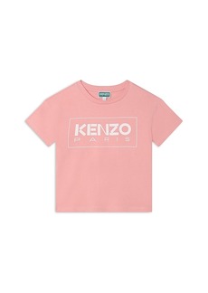Kenzo Girls' Cotton Short Sleeve Tee - Little Kid