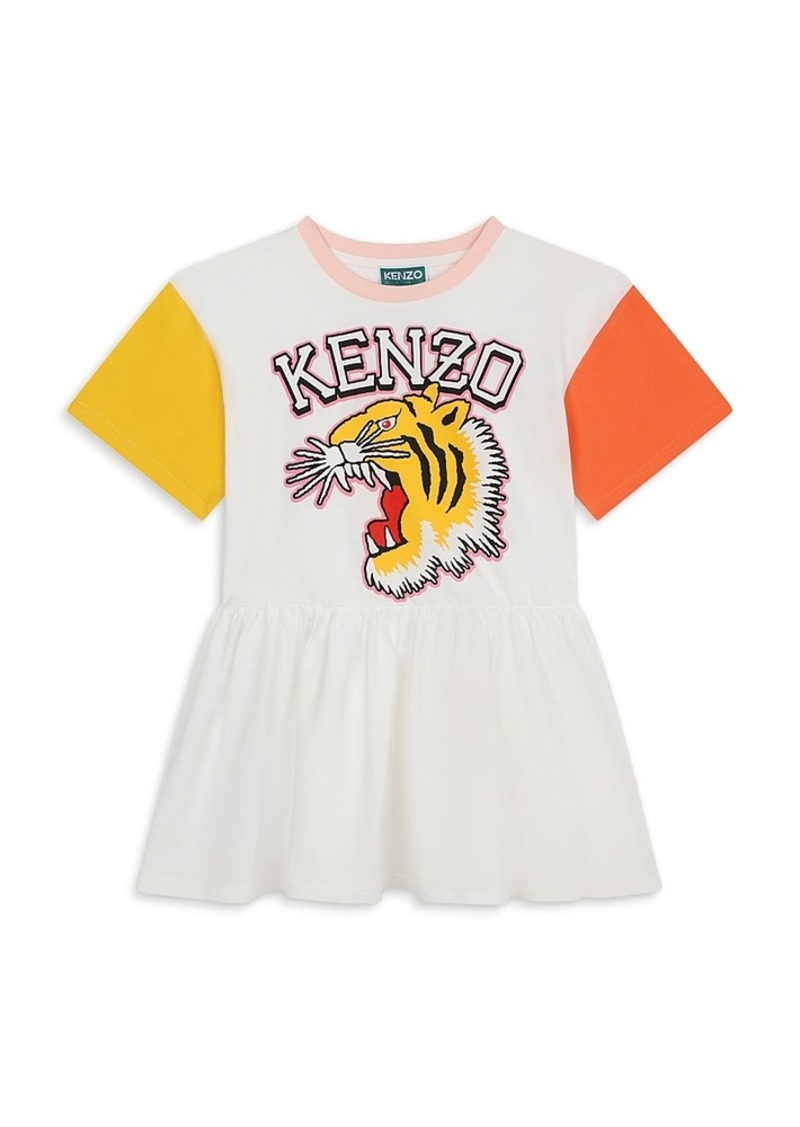 Kenzo Girls' Tiger Graphic Tee Dress - Little Kid