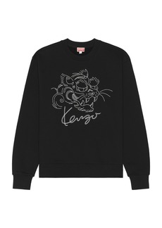 Kenzo Gots Star Tiger Emb Classic Sweatshirt