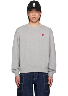 Kenzo Gray Kenzo Paris Boke Flower Sweatshirt