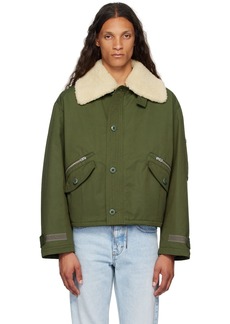 Kenzo Green Kenzo Paris Army Flight Jacket