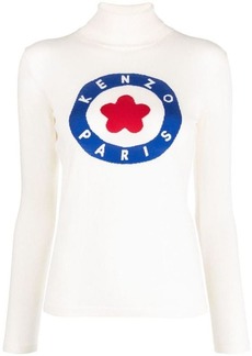 KENZO Intarsia-knit logo jumper