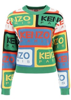 Kenzo 'kenzo labels' cotton sweater