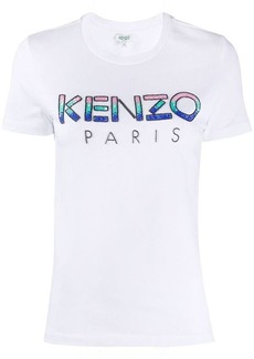 KENZO Kenzo Paris Straight Sequin Logo T-Shirt