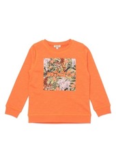 KENZO Kids' Jungle Vignette Graphic Organic Cotton Sweatshirt