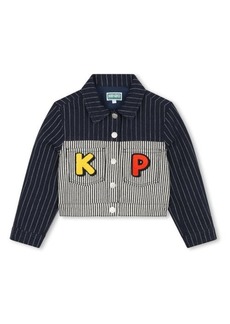 KENZO Kids' Sailor Stripe Denim Jacket