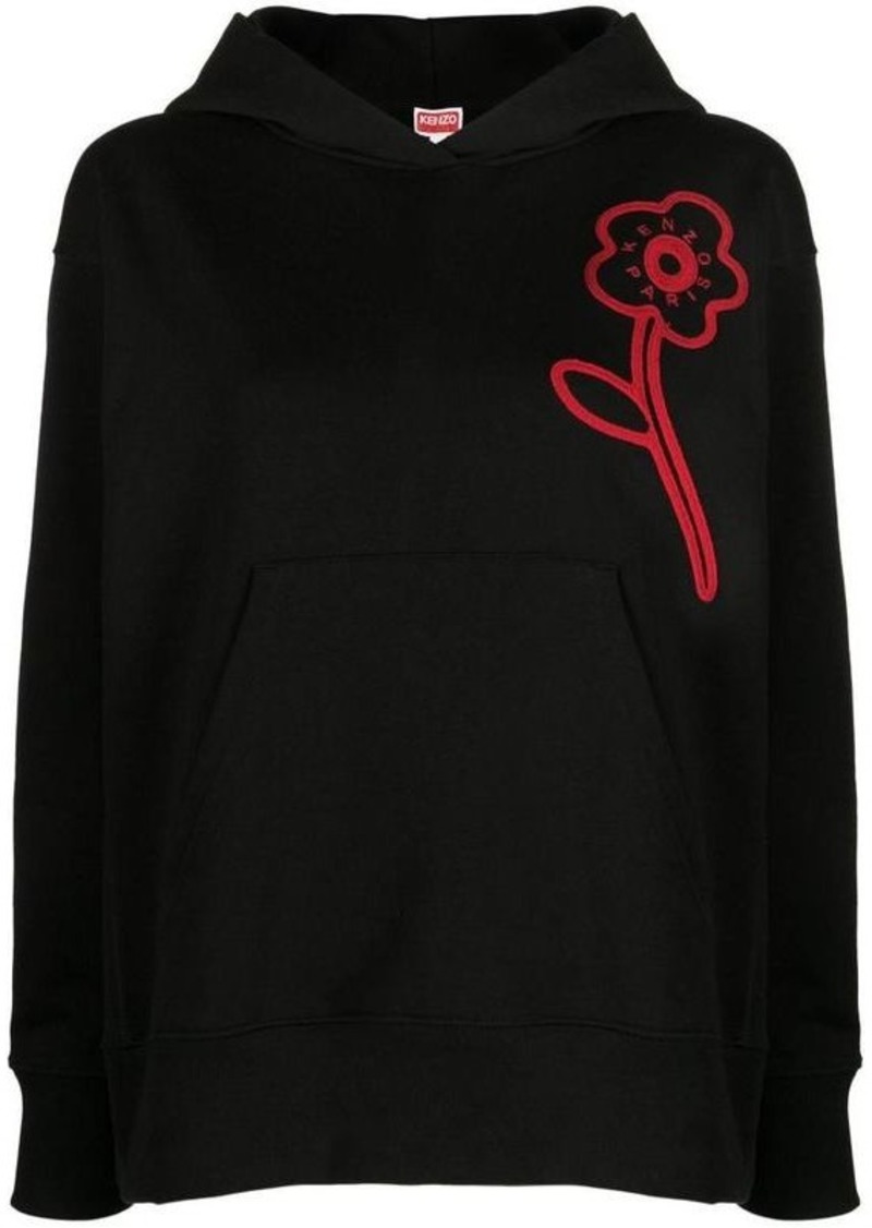 KENZO Logo-embroidered hoodie