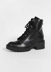 KENZO Pike Lace Up Shearling Boots