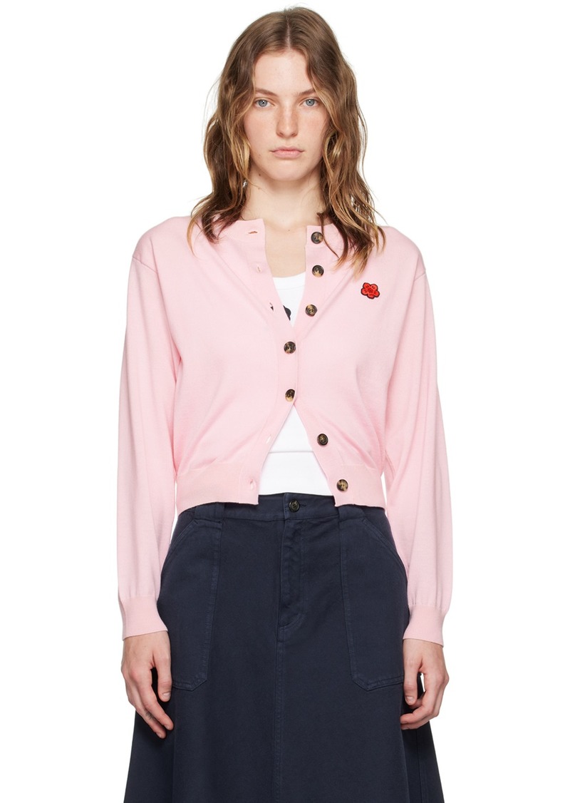 Kenzo Pink Kenzo Paris Boke Flower Cardigan