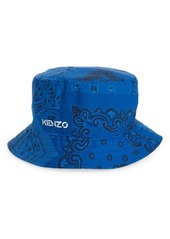 KENZO Reversible Bucket Hat in Blue at Nordstrom