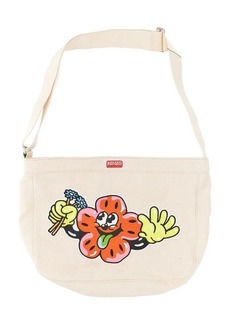 KENZO SHOULDER BAG WITH EMBROIDERY