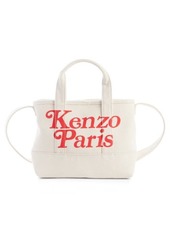 KENZO Small Verdy Logo Cotton Canvas Tote