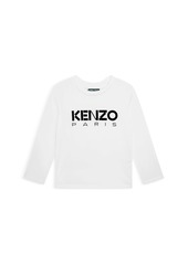 Kenzo Unisex Long Sleeve Logo Graphic Tee - Little Kid