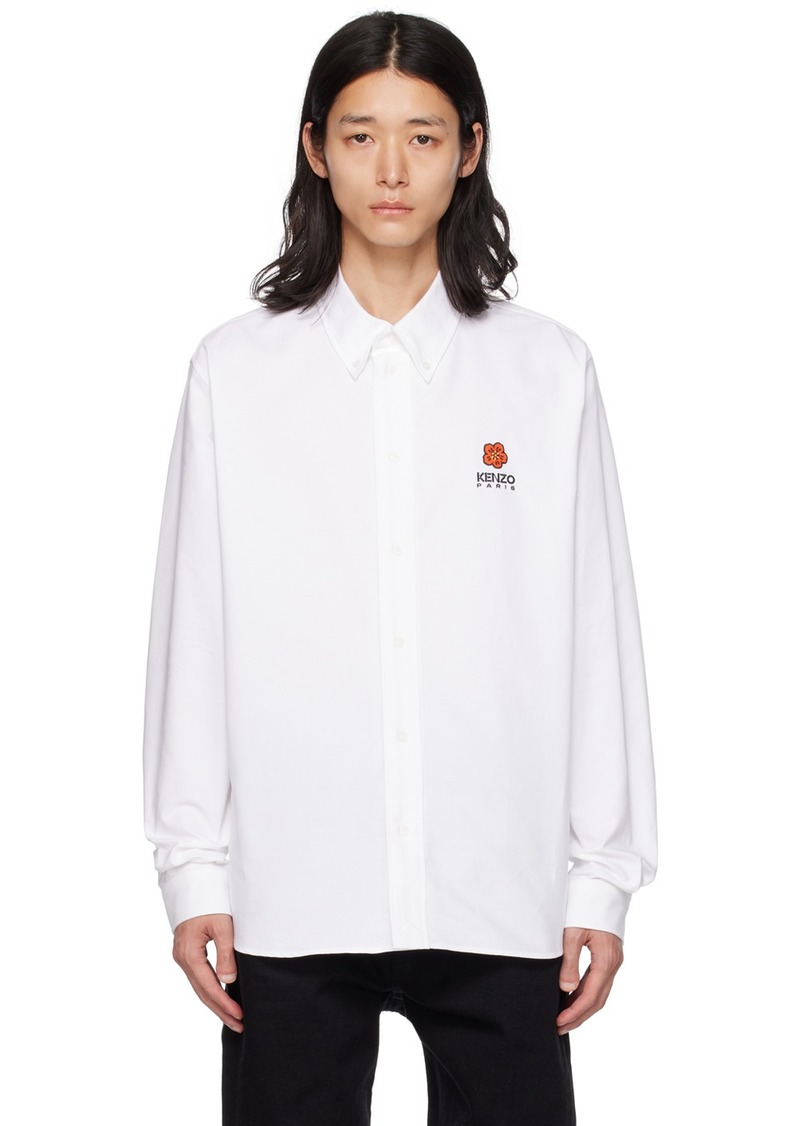 Kenzo White Kenzo Paris Boke Flower Shirt