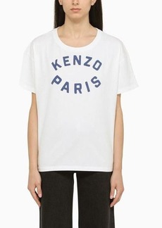 KENZO White T-shirt with logo print