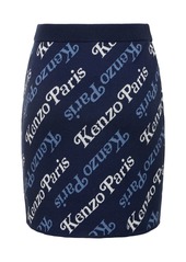 Kenzo X Verdy Cotton & Wool Mini Skirt