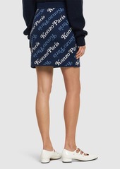 Kenzo X Verdy Cotton & Wool Mini Skirt
