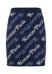 Kenzo X Verdy Cotton & Wool Mini Skirt