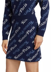 Kenzo x Verdy Logo Cotton-Wool Miniskirt