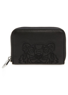 KENZO Zip Coin Purse in Black at Nordstrom