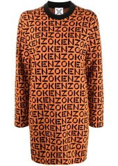 Kenzo knitted logo shift dress