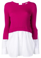 Kenzo layered knitted top