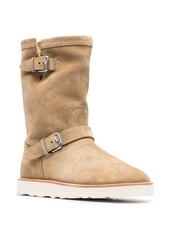 Kenzo leather shearling boots