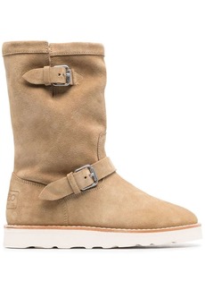 Kenzo leather shearling boots