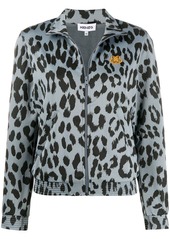 Kenzo leopard print bomber jacket