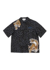 Kenzo Little Boy’s & Boy’s Animal-Print Polo Shirt