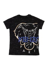 Kenzo Little Boy’s & Boy’s Elephant Logo T-Shirt